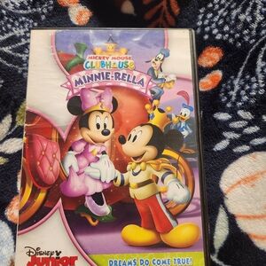 Disney Minnie-Rella DVD with Pink and Yellow